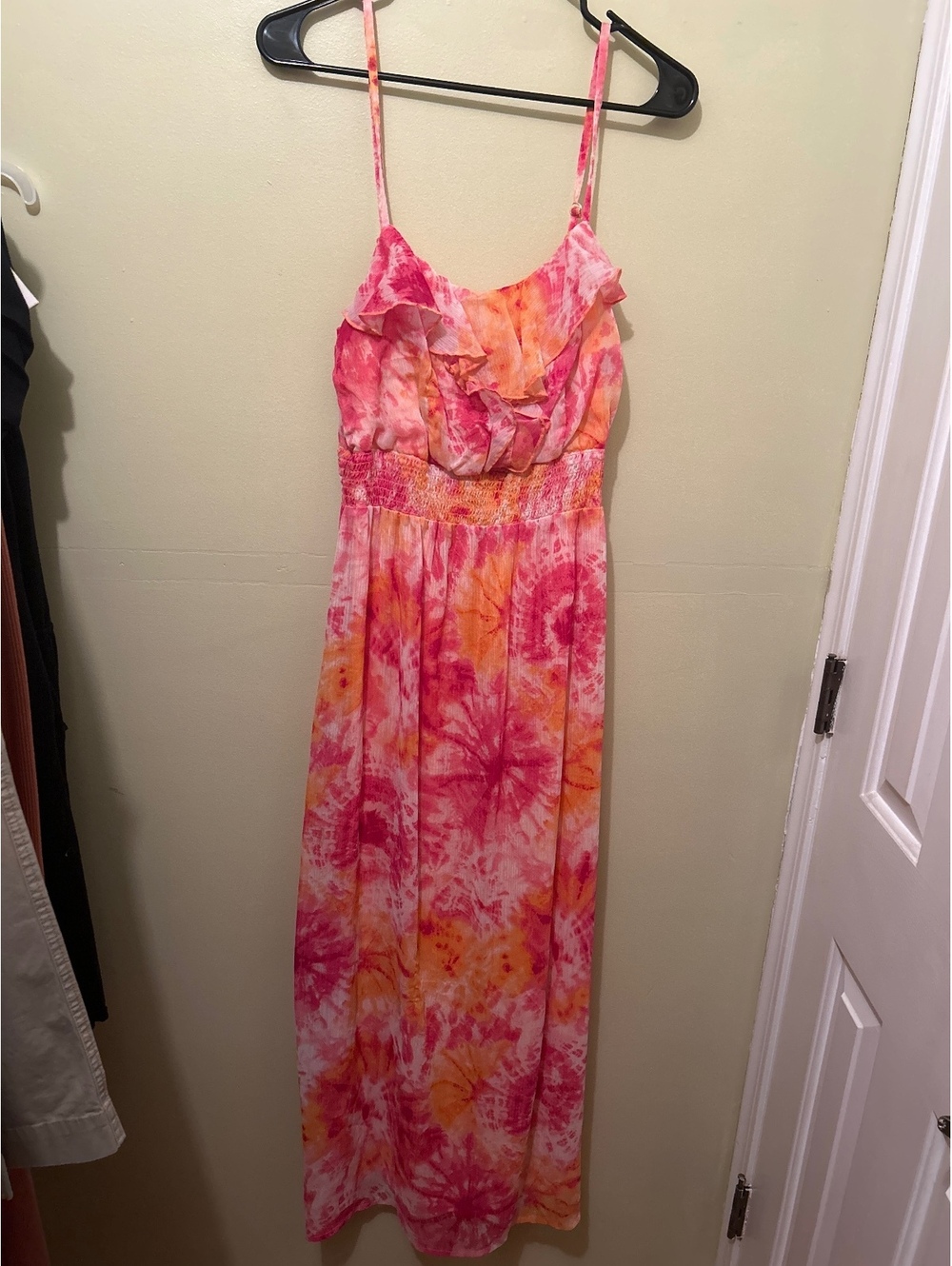 Faded Glory Women's Tie-Dye Maxi Dress Size L (12-14)